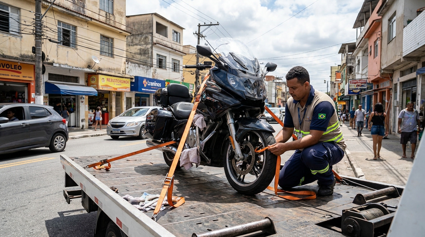 Guincho para Moto em Taubaté‑SP